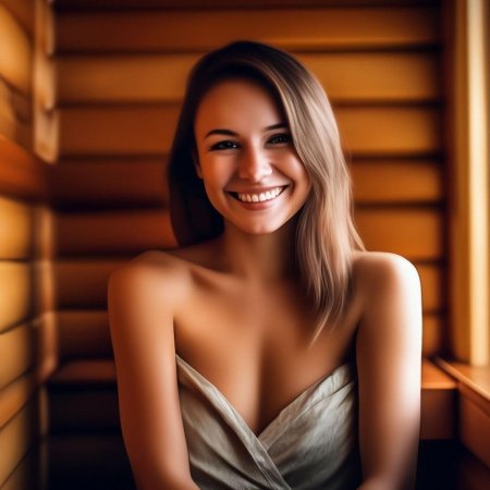 Красивая улыбка девушки