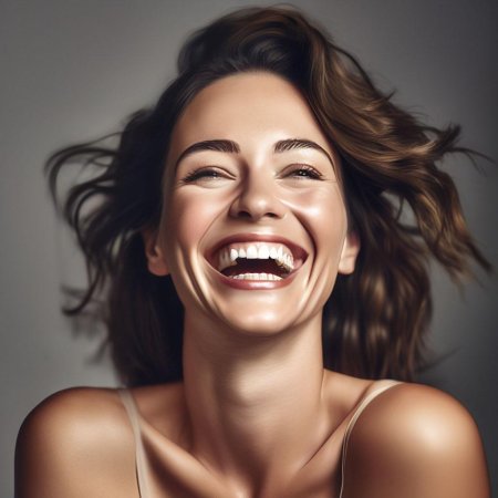 Красивая женская улыбка