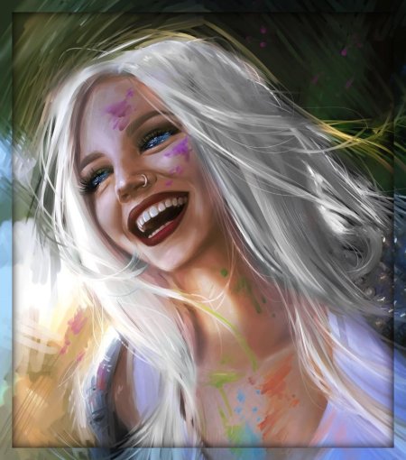 Арт блондинка