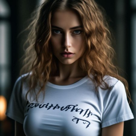 Девушка в майке