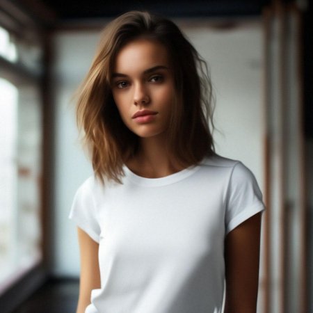 В белой майке