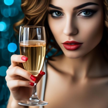 Девушка с красивой