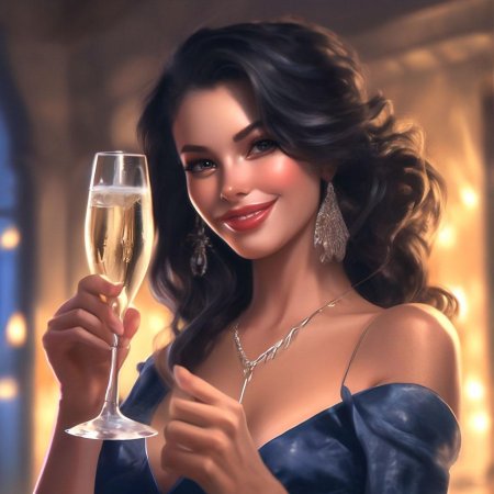 Красивая девушка брюнетка