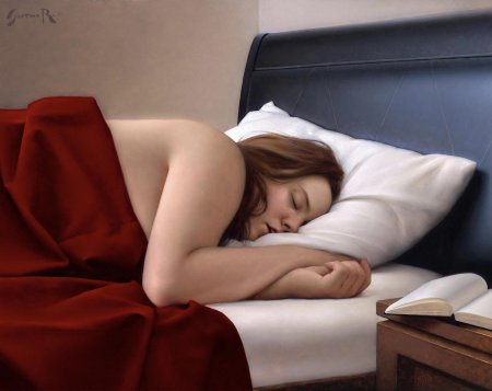 Девочка спит