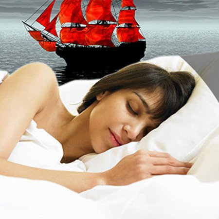 Женщина спит