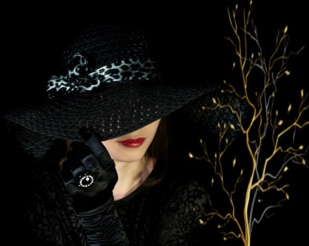 Девушка в шляпе