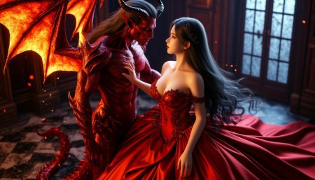 Демон девушка