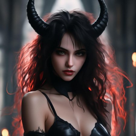 Демон девушка