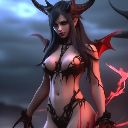 Красивая дьяволица