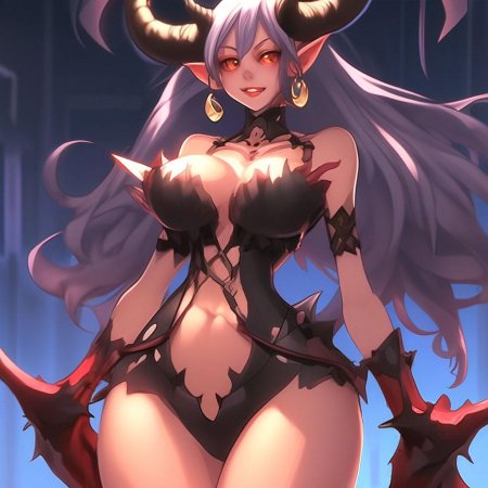 Демон девушка аниме