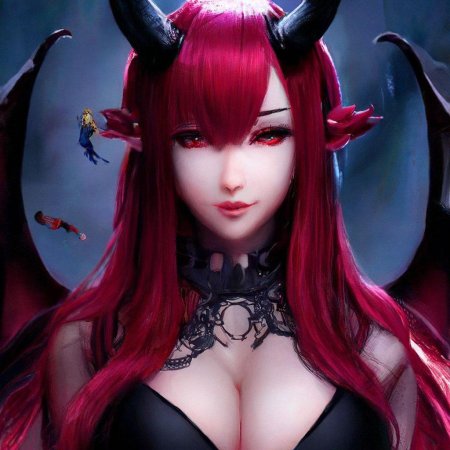 Красный суккуб аниме