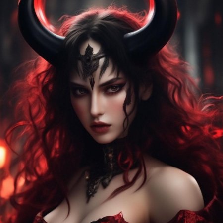 Демон девушка