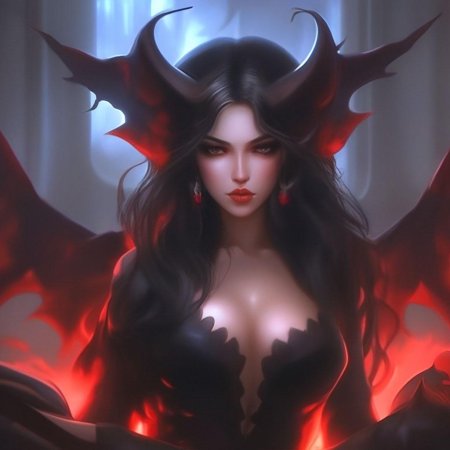 Демон красивый