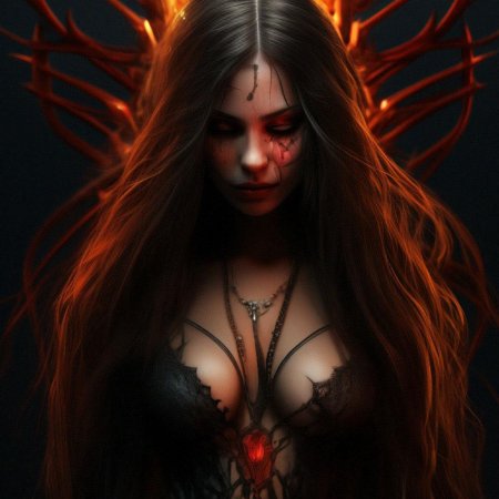 С длинными волосами