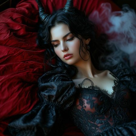 Красивая брюнетка