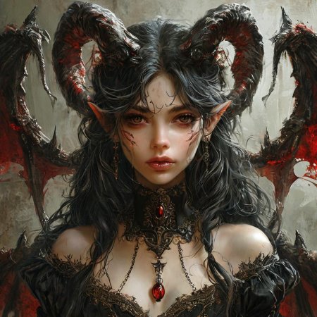 Демон красивый
