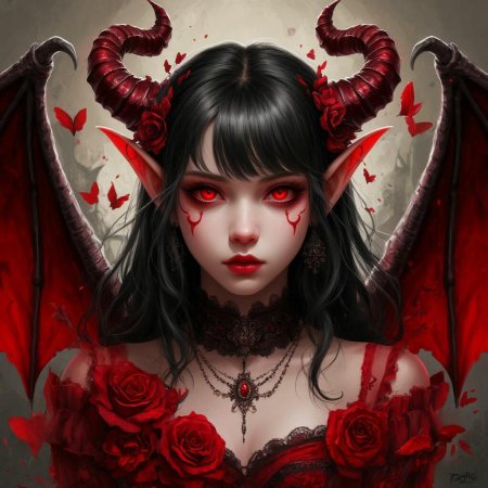 Девочка демон