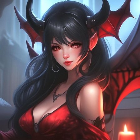 Демон девушка