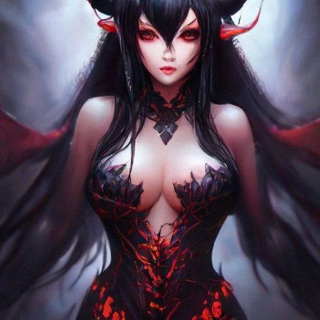 Аниме девушка демон