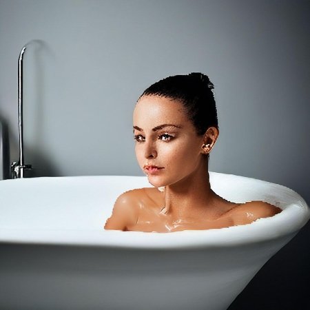 Мем девочка в ванной