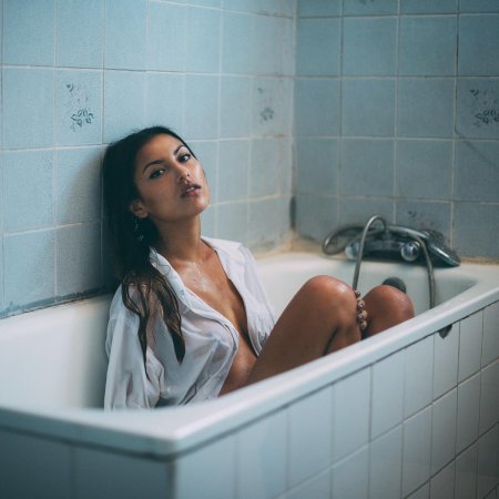 Фотосессия в ванной