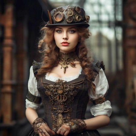 Стимпанк девушка
