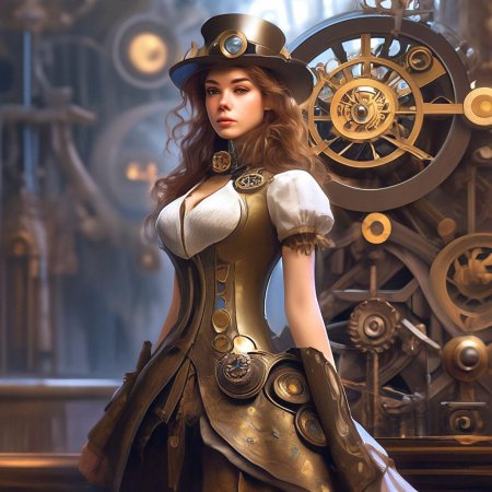 Стимпанк девушка