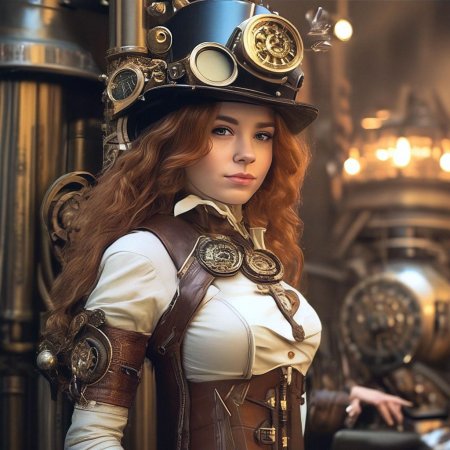 Девушка стимпанк