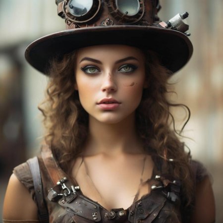 Стимпанк девушка