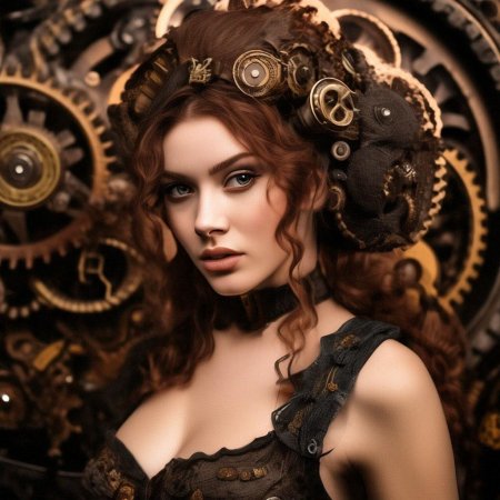 Стимпанк девушка