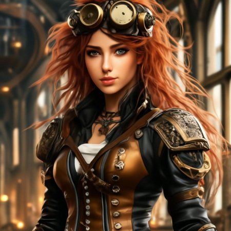 Стимпанк девушка