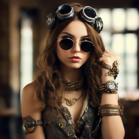 Стимпанк очки