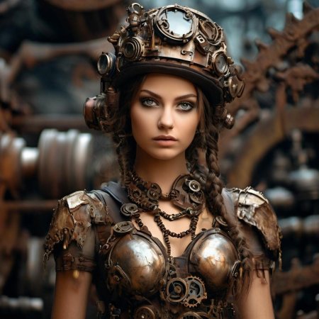 Стимпанк девушка