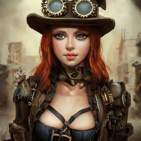 Стимпанк девушка