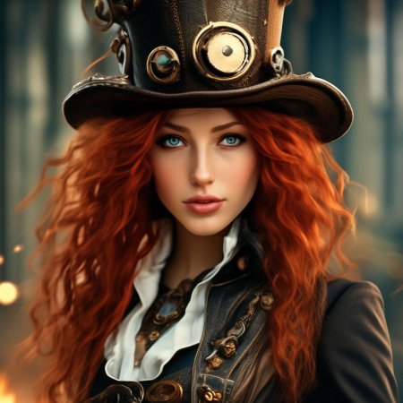 Стимпанк девушка