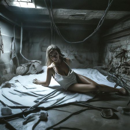 Девушка в подвале