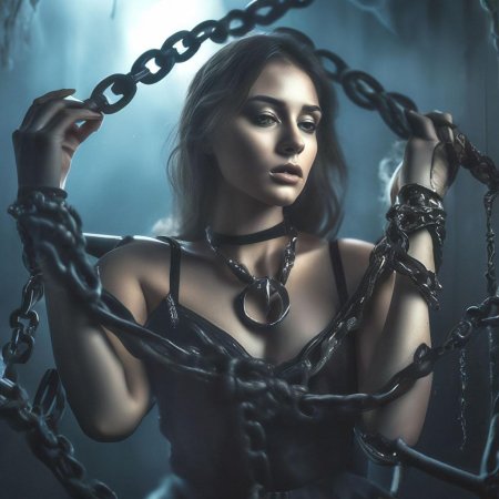 Девушки закованные в цепи