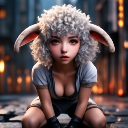 Sheep girl