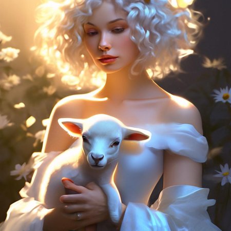 Красивая овца