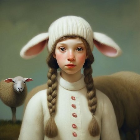 Прическа барашек