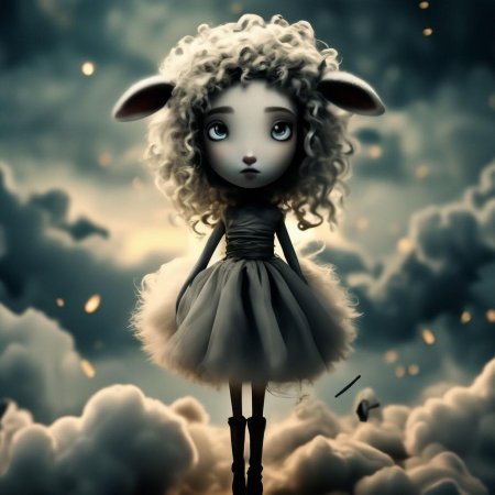 Девочка овечка