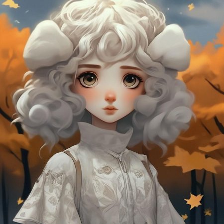 Девушка овечка