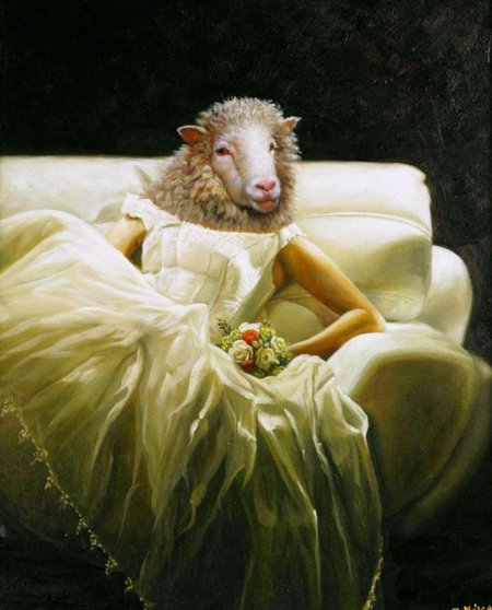 Женщина овца