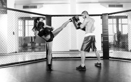 Кикбоксинг спарринг