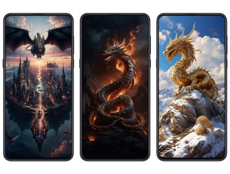 Дракон красивый