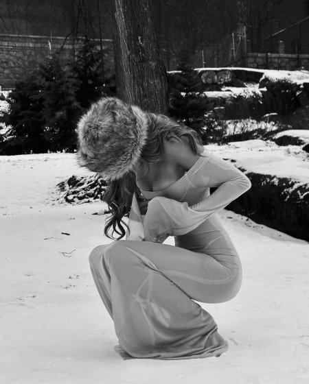 Зимний образ невесты