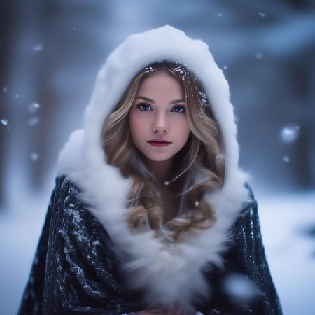 Красивая снегурочка