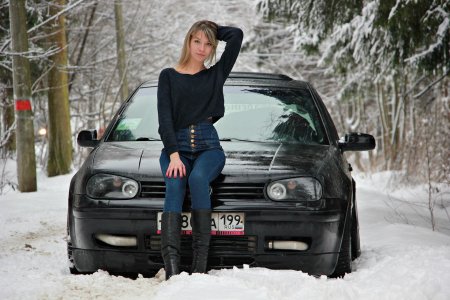 Фольксваген гольф 4 зимой