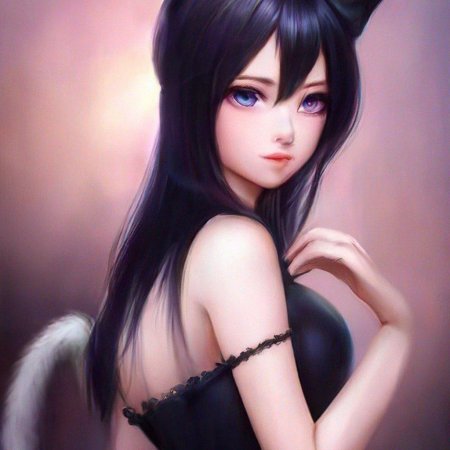 Красивая аниме девушка