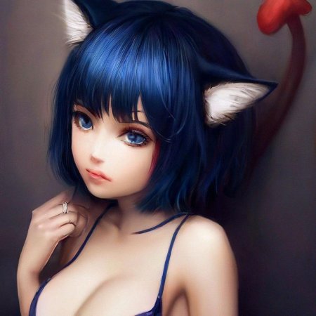 Аниме девушки с кошачьими ушками